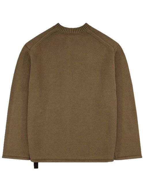 MAGLIA CON ZIP SULLE SPALLE / BEIGE  OAMC PEACEMAKER Oamc | PCM2OK04AFL0020606 BEIGE